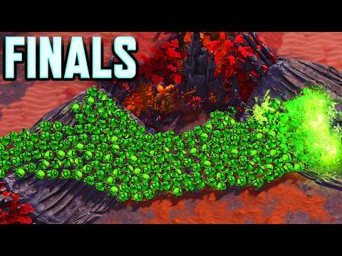 MASSIVE Baneling Attacks! StarCraft 2