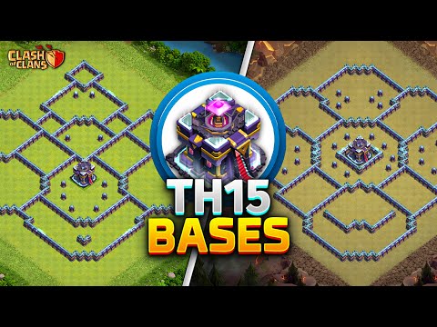 TOP 5! Town Hall 15 (TH15) Base Layouts + Copy Link 2025 | TH15 WAR BASE | Clash of Clans