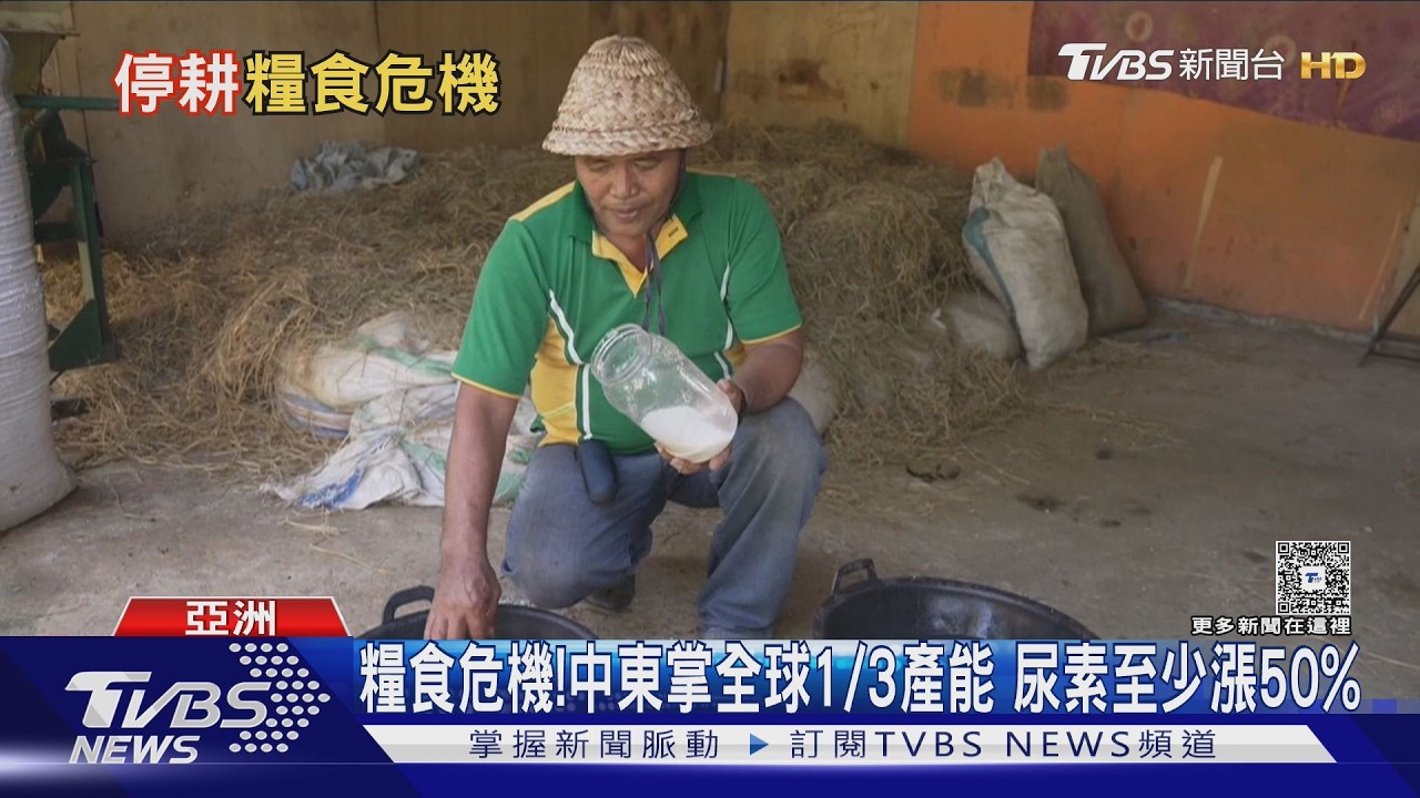 影音/中東戰火波及!燃油、化肥飆漲 泰國米漲10%多國喊停產