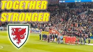 Welsh National Anthem Wales v Croatia October 2023