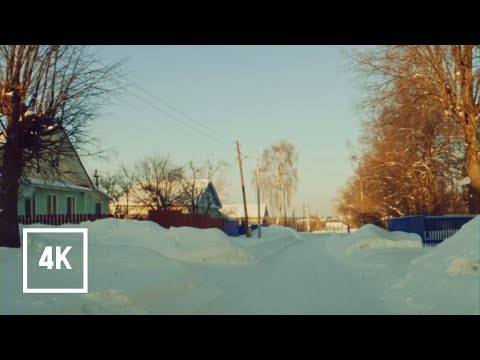 Walk by car Mariinsky Posad / SUPER 16 EMULATION