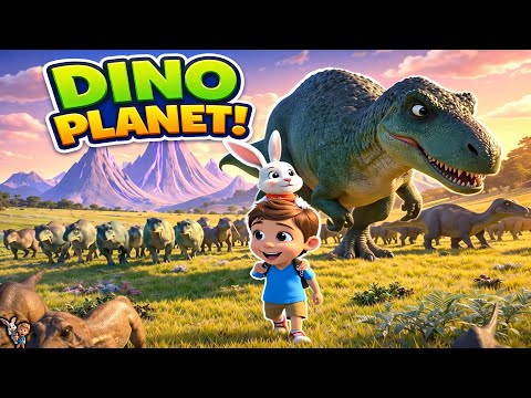 Milo and Tino Dinosaur Planet Adventure Ep13 🦖 | Kids Dino Cartoon