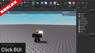 How To Get Roblox Studio ฟร ว ด โอออนไลน ด ท ว ออนไลน คล ป - click gui roblox studio scripting tutorial