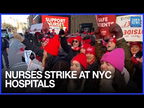 15000 Nurses Walk Out Across New York in Hospital Strike ...