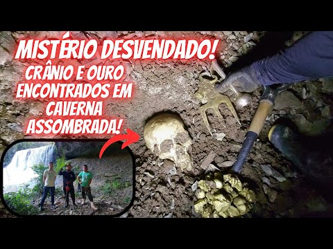Mistério Desvendado! Crânio e Ouro Encontrados em Caverna Assombrada!@detectorismorioazulparan