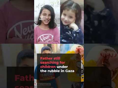 Gaza father searches for his children’s remains in the rubble for years