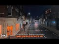 Nighttime Bus Journey Through London Bus Route 211 Hammersmith To Battersea In 4K