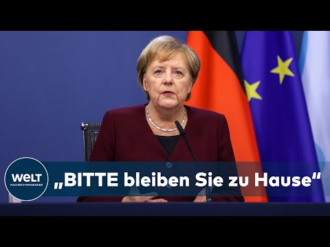 WELT DOKUMENT: Corona-Krise - Dramatischer Appell von Kanzlerin Merkel an die Bürger Deutschlands