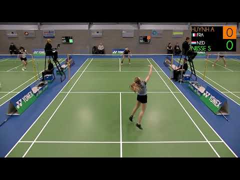 Alicia Huynh 🇫🇷 - Stefanie Nijsse 🇳🇱, WS, Yonex Dutch Junior International 2023