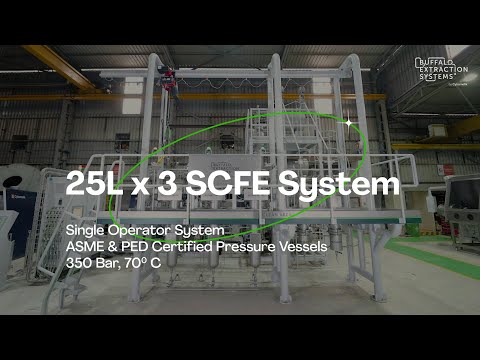 Level 2 – 25 L × 3 SCFE System | Supercritical CO₂ Extraction Process & SCFE Equipment