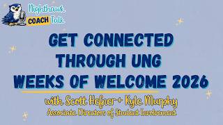 Get Connected through UNG Weeks of Welcome 2026