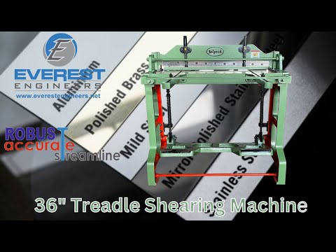Foot Treadle Shearing Machine