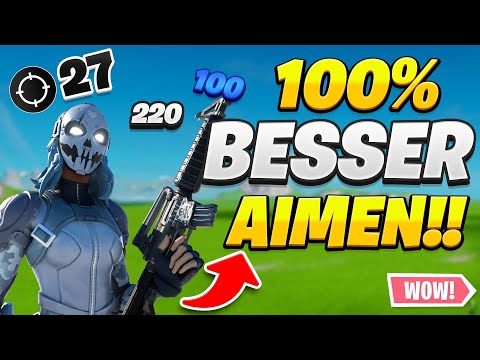 SO bekommst du *BESSERES AIM* in Fortnite😱