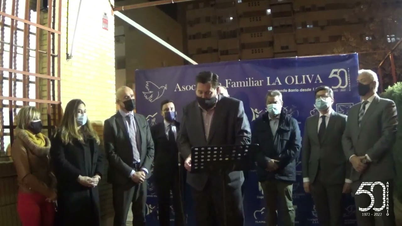 Inauguración Calle Asociación Familiar La Oliva