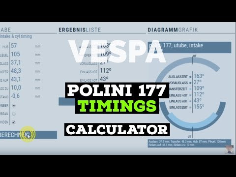 vespa TIMINGS CALCULATOR   intake & cyl / FMPguides - Solid PASSion /
