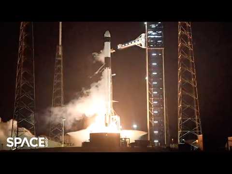Blastoff! NASA's SpaceX Crew-12 launches to the International Space Station