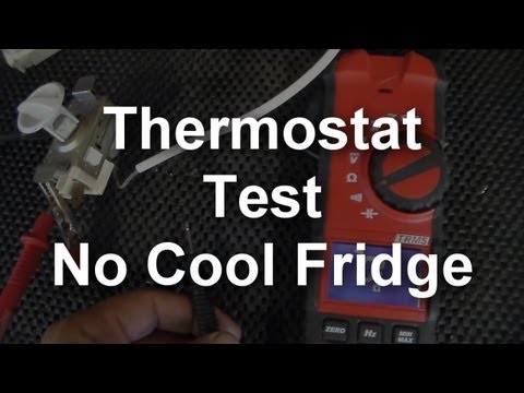 comment demonter le thermostat d'un frigo whirlpool