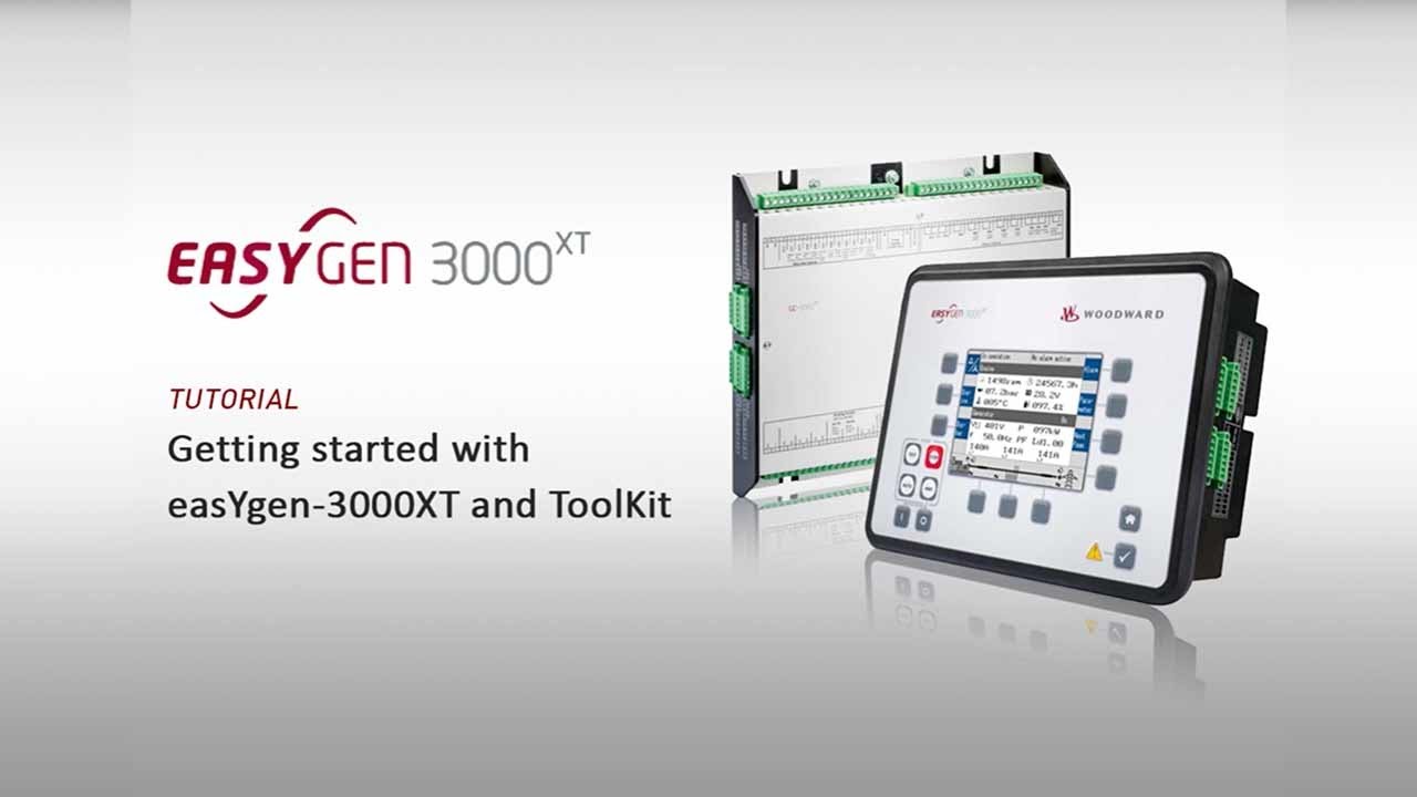 Woodward easygen3000XT training Part 1: Getting started with easYgen300XT and toolkit