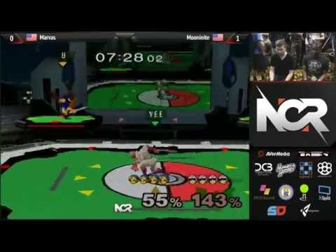 NCR 2015: Melee - Bracket Pools - Losers: Mavas (Young Link) vs Mooninite (C. Falcon)