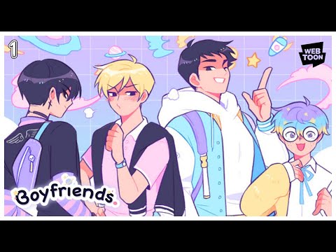 Boyfriends. - Episode 1 【WEBTOON DUB】