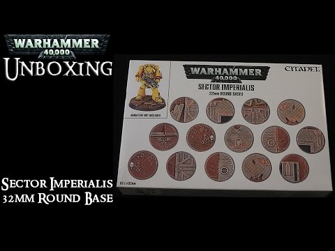 Warhammer 40k: Bausatz Review - Sector Imperialis: Round Bases 32mm (Deutsch)