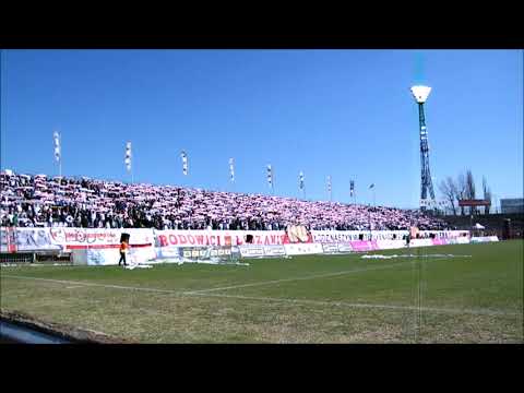Derby Łodzi: Doping kibiców ŁKS-u (ŁKS - Widzew, 09.04.2012)