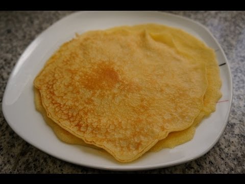 Cómo hacer crepes dulces