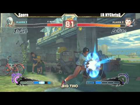 SSF4 AE 2012 Spore vs LB NYChrisG - Big Two #5 Tournament