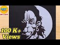 Lord Hanuman Drawing How To Draw Hanuman Ji Face Step By Step Hanuman Jayanti Drawing