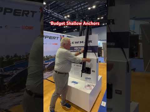 Shallow water anchors, like this @Lewmar, rank as one of the hottest accessories for fishing boats.