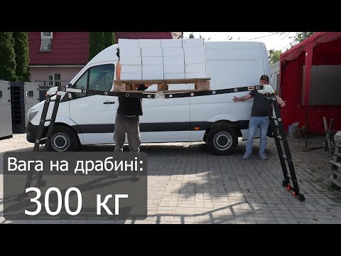 Лестница-трансформер GTM TLT KMP405A 4*5 алюминиевая, 5.75 м - фото 1 - id-p2286793706