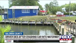 Orange Beach police: Hit-and-run vehicle flees scene, crashes into ICW, killing driver