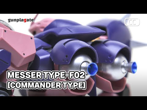 Gunpla HGUC Messer Type F02 Commander Type speed build review gundambuild
