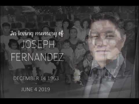 In memory of Joseph Fernandez , dad : neele ternes