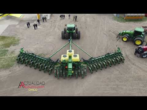 JOHN DEERE EN ACCIÓN - PULVERIZACION Y SIEMBRA - Establ. Don Isidro - Sachayoj Santiago del Estero