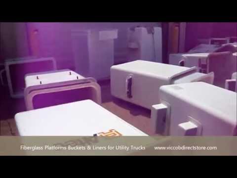 Fiberglass Platforms - Buckets & Liners for Utility Bucket Trucks