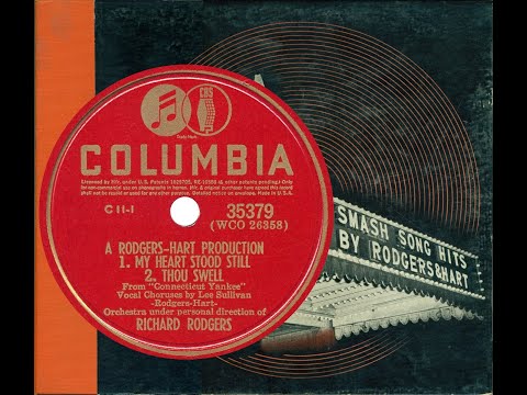 Richard Rodgers conducts: 01 My Heart Stood Still / Thou Swell (Lee Sullivan, vocal)