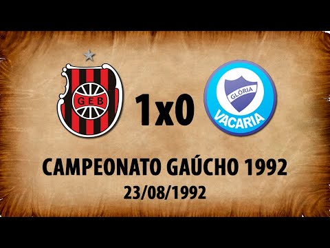 G.E.Brasil 1x0 Glória - Campeonato Gaúcho 1992