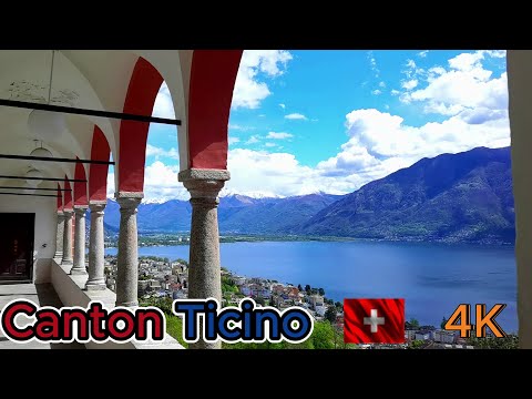🇨🇭 4K - KANTON TESSIN - SCHWEIZ - CANTON TICINO - SVIZZERA 🇨🇭Switzerland: Beautiful place