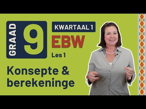 Gr9 EBW: Fin. Gelet. | Kwartaal 1 | Les 1 | Konsepte & berekeninge