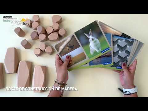 Cartel del vídeo de YouTube para Piedras de construcción de madera