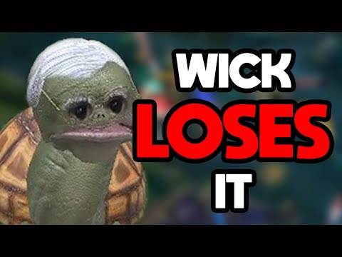 wick loses it in a game of league of legends