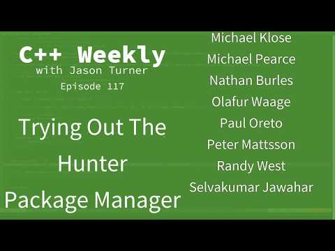C++ Weekly - Ep 117 - Trying Out The Hunter Package Manager