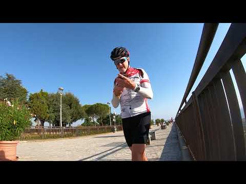 Road cycling with a Vintage Lamborghini in Alba Adriatica and Tortoreto Alto in Abruzzo Italy 6 of 7