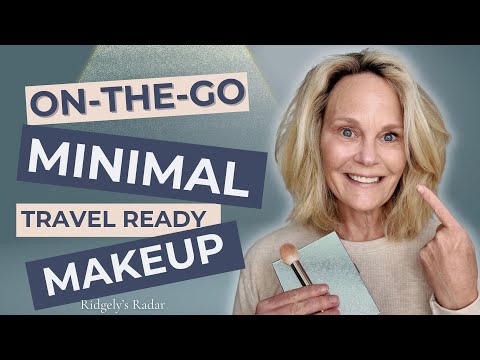 On the Go?  This is the Best Minimal Travel Ready Makeup for Mature Skin (Beginner Tutorial)