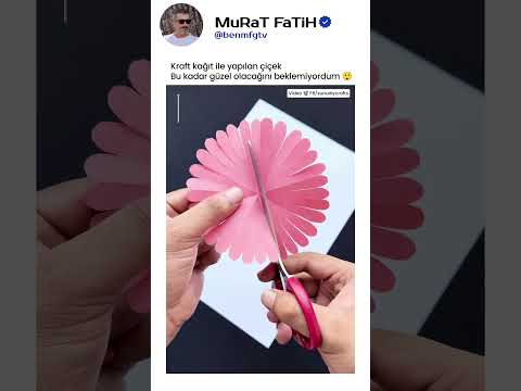 Kraft kağıttan öyle bir şey yaptı ki 😱