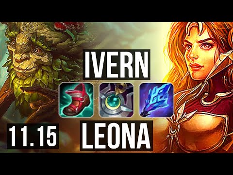 IVERN & Ashe vs LEONA & Tristana (SUPPORT) | 4/0/13, Rank 2 Ivern | TR Grandmaster | v11.15