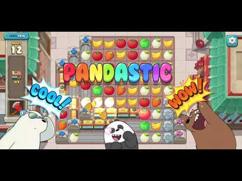 We Bare Bears Match3 Repairs Level 1416 - No Boosters