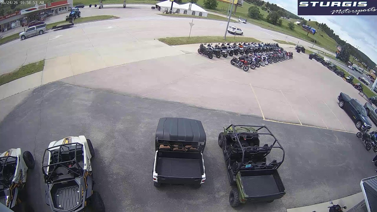 Live webcam view of Lazelle Street at Sturgis Motorsports