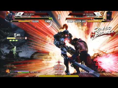 Killer Instinct Tournament: Defend the North 2016 Day 2 - Nicky (Fulgore) vs Daymein (Shadow Jago)